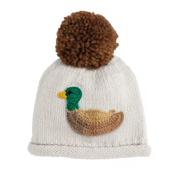 Boys’ Crochet Beanie - Mallard