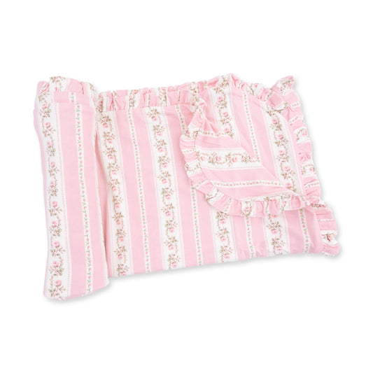 Antoinette Stripe Ruffle Blanket