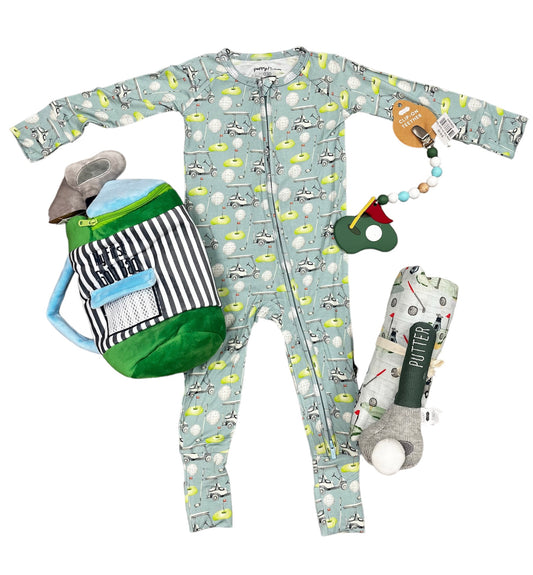 Green Golf Romper
