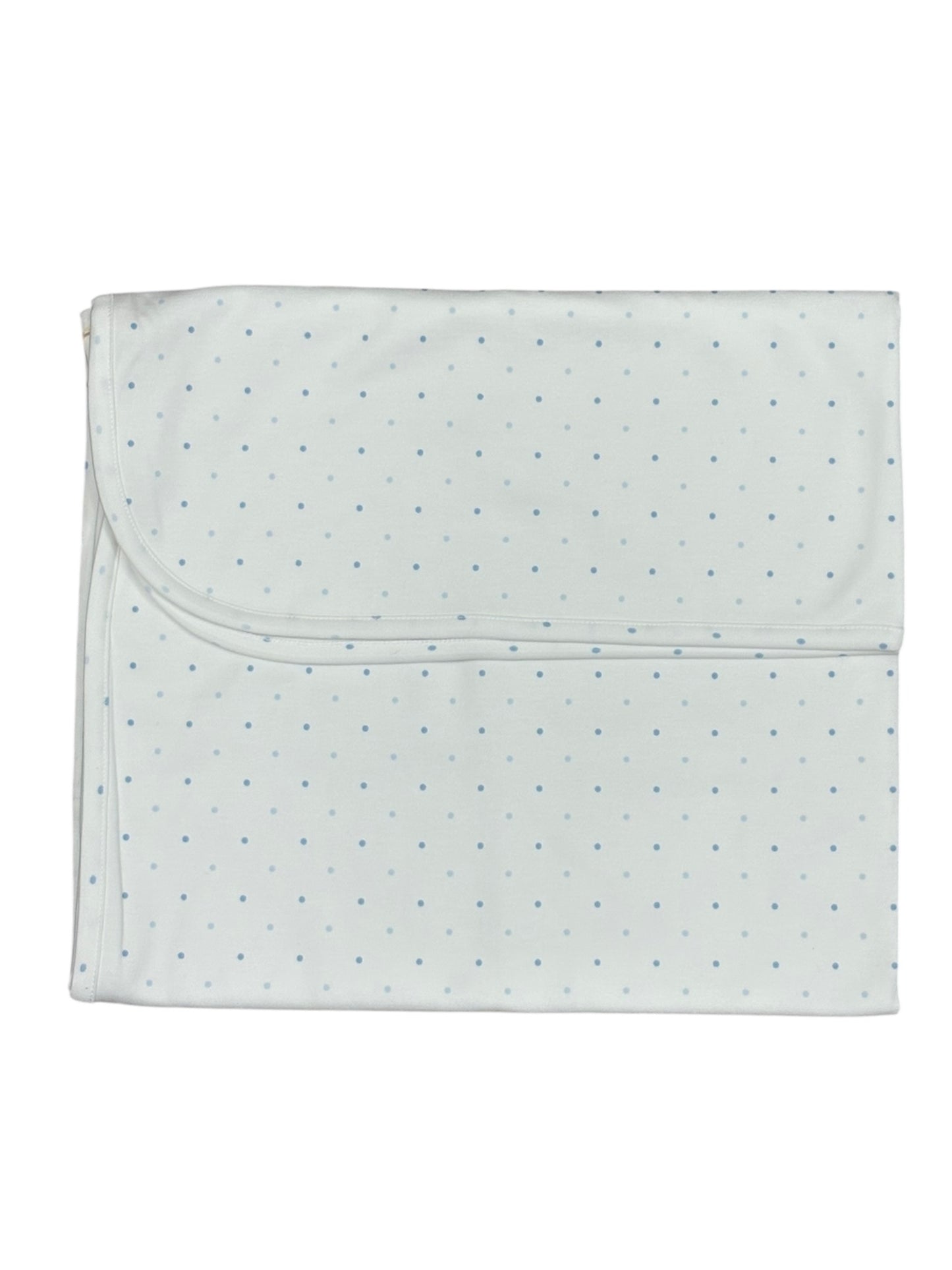 Blue Dots Receiving Blanket