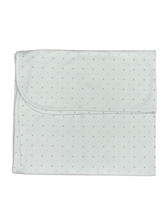 Blue Dots Receiving Blanket