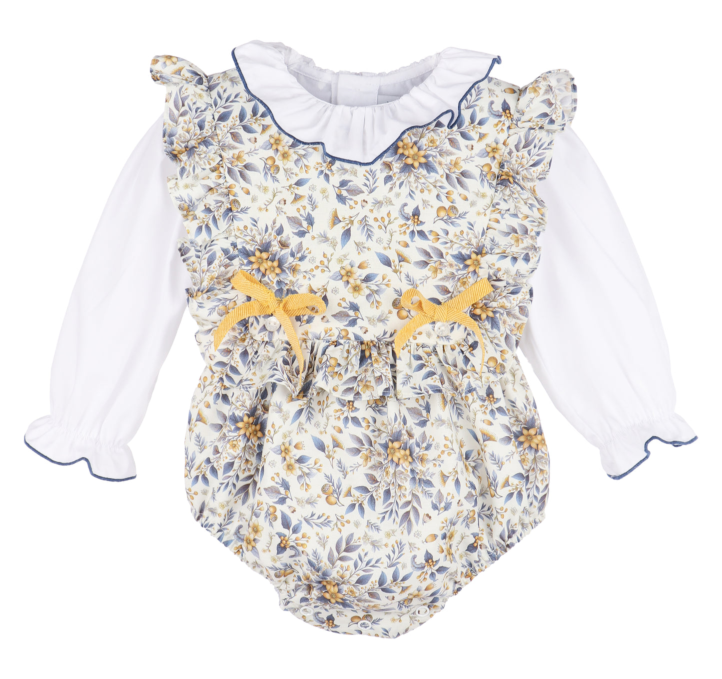Marigold Floral Overall Bubble