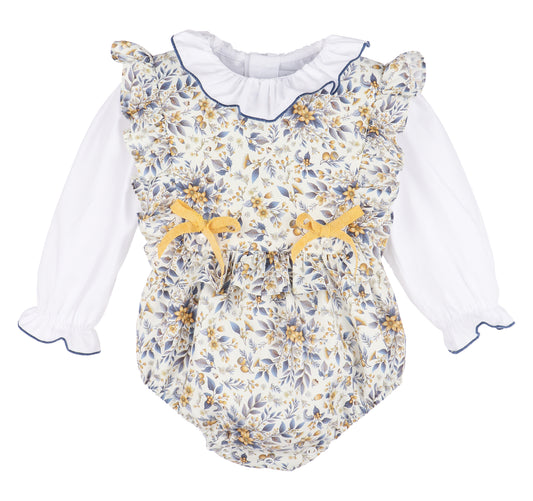 Marigold Floral Overall Bubble