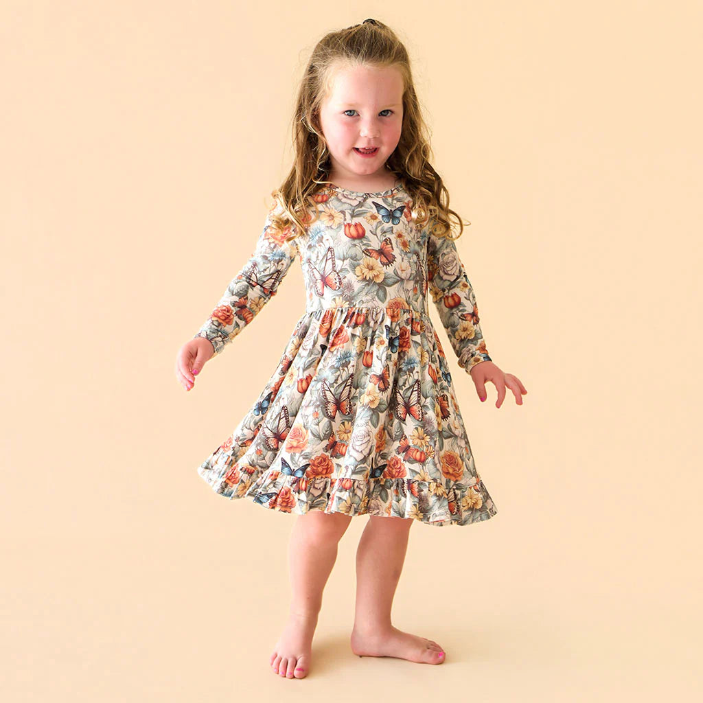 Mariposa Ruffled Twirl Dress