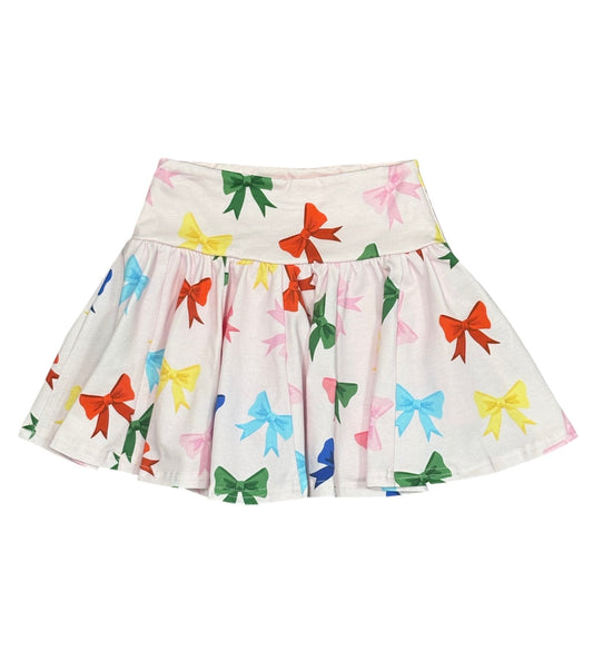 Colorful Bow Skort