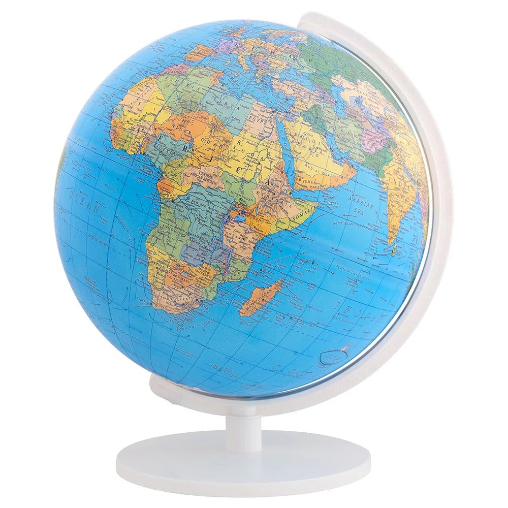 Illuminated Geopolitical Globe