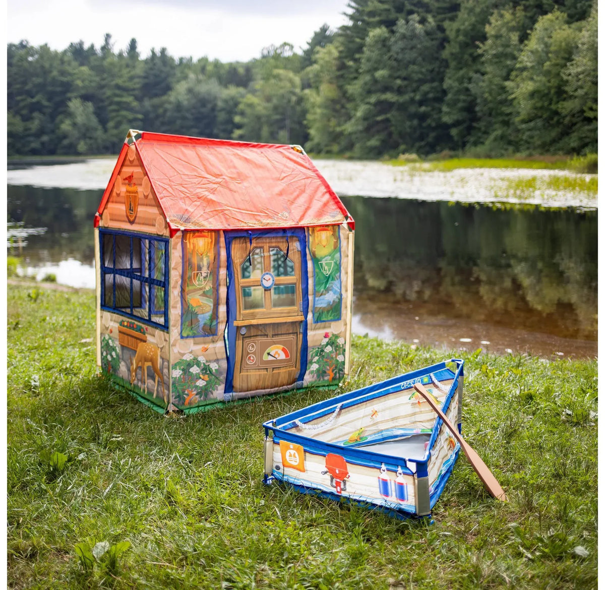 Park Ranger Cabin & Boat Play Tent Activity Set