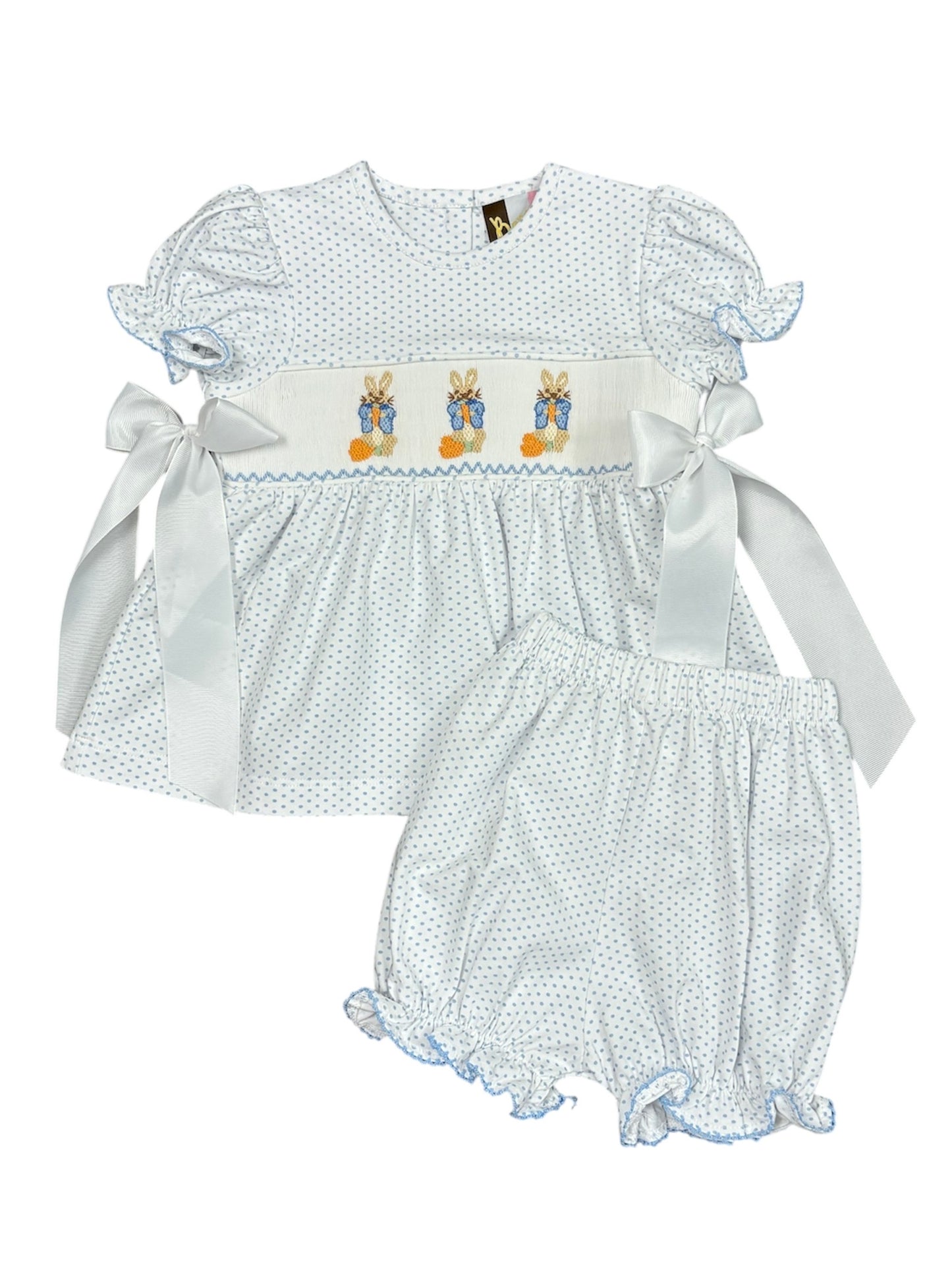 Peter Rabbit Smocked Bloomer Set
