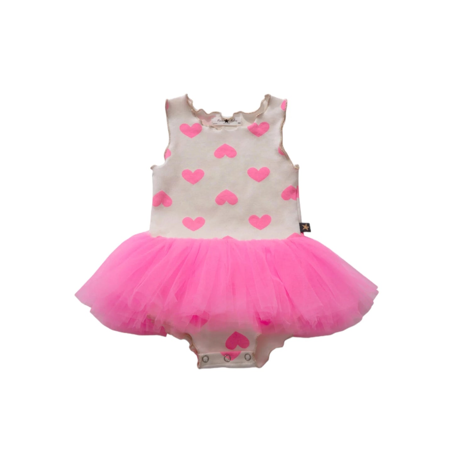 Neon Hearts Bodysuit Tutu