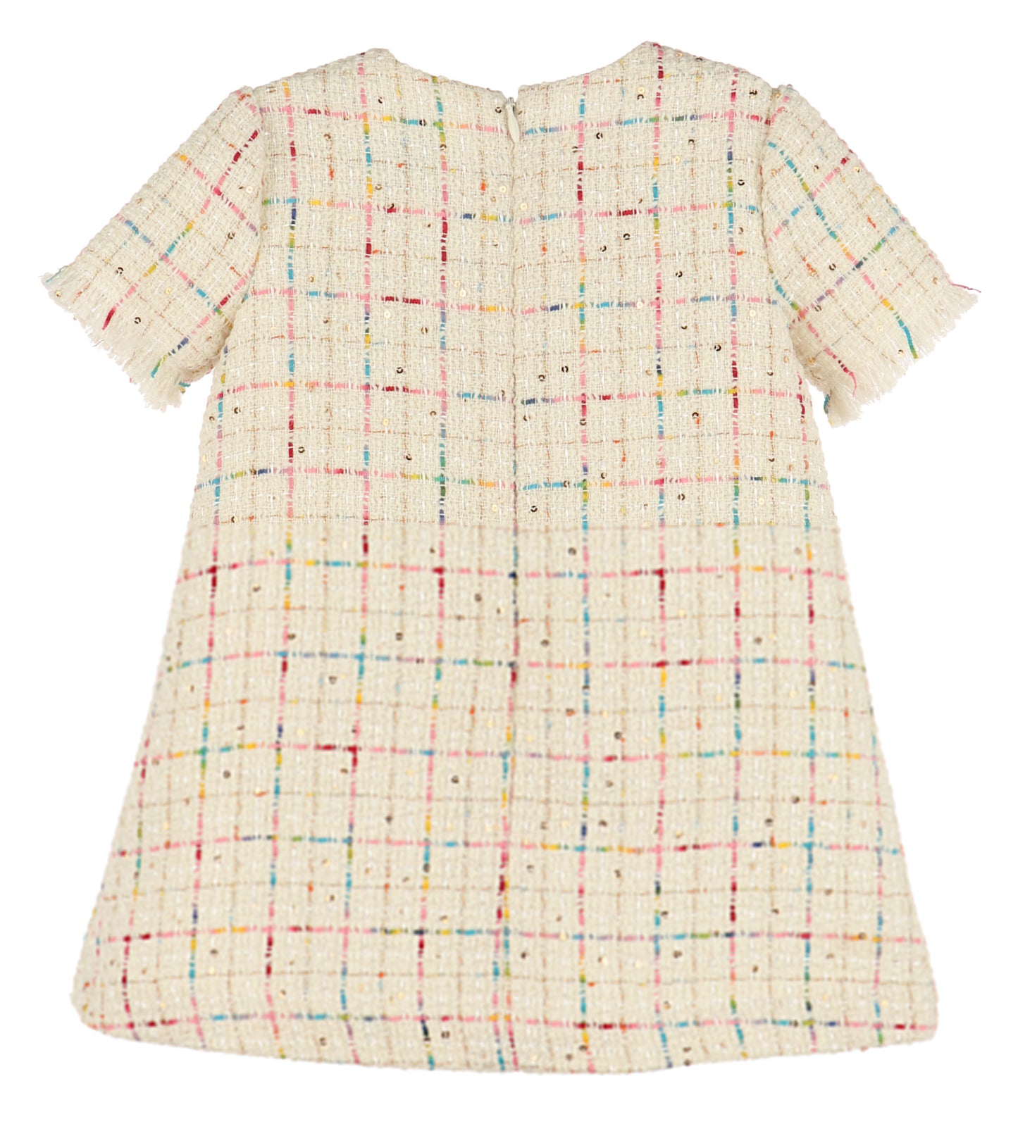 Ivory Tweed Princess Dress