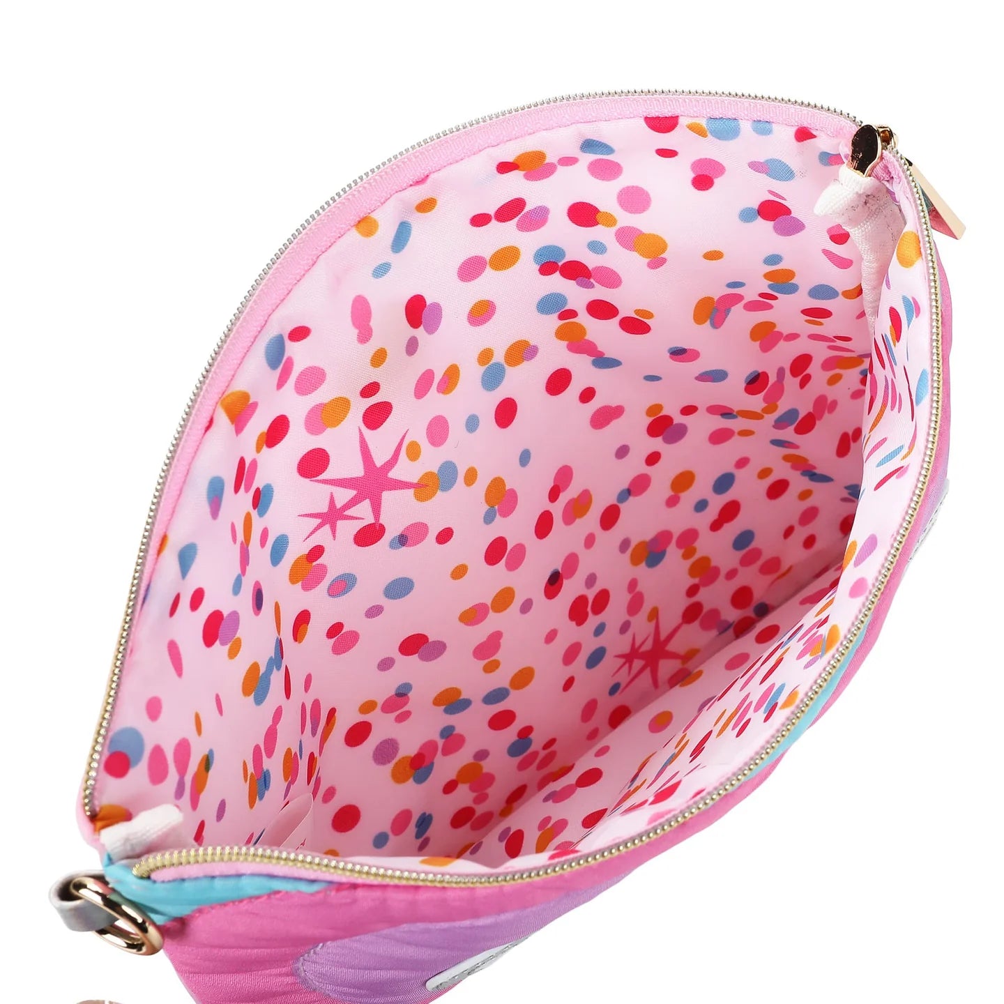“Taylor” Confetti Heart Pouch