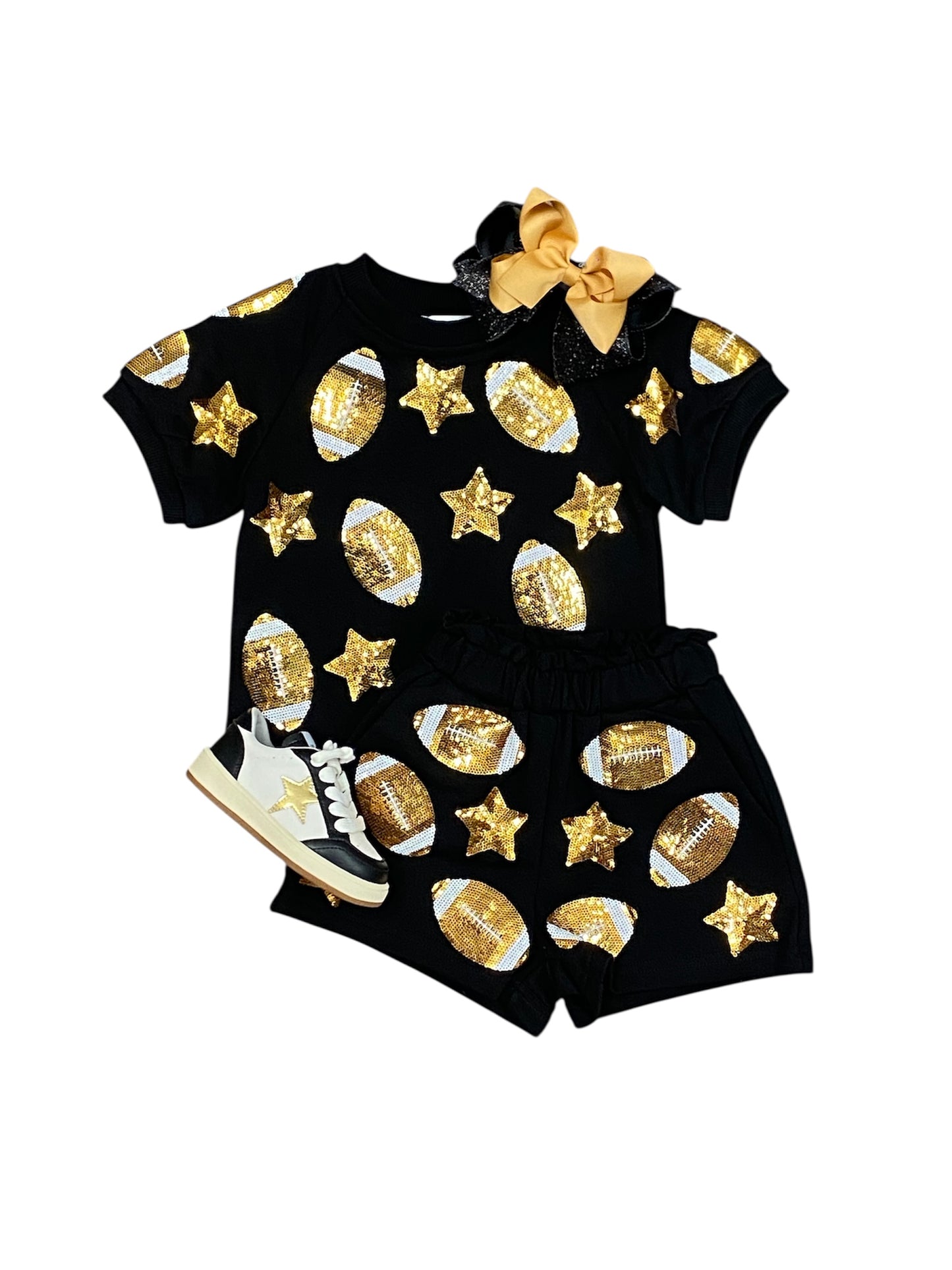 Black & Gold Football Set