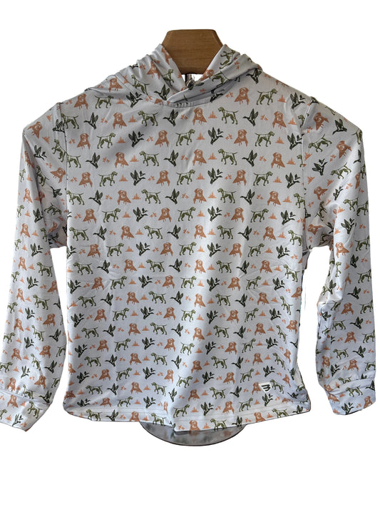 Performance Hoodie-Ducks and Dogs
