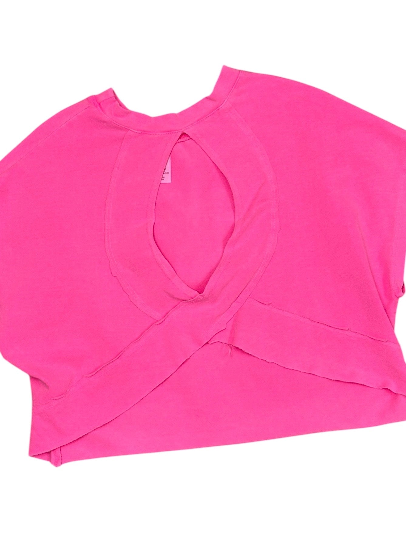 Pink Mineral Open Back Top