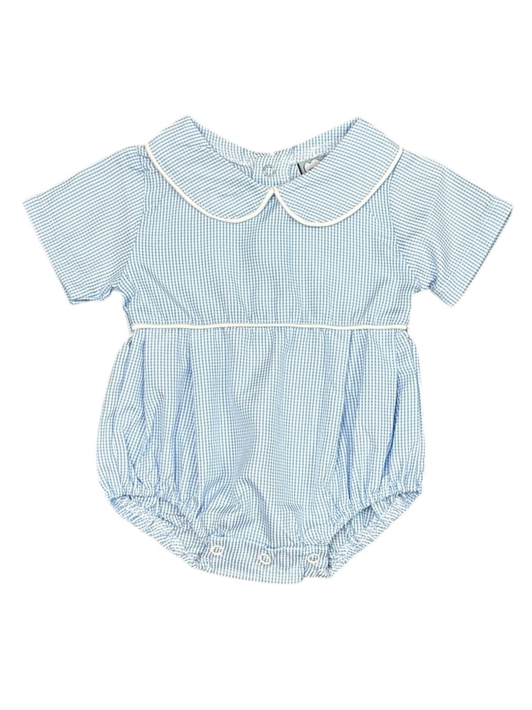 Blue Gingham Cory Bubble