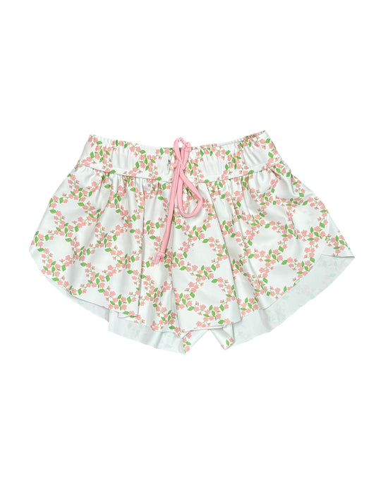 Floral Trellis Butterfly Shorts