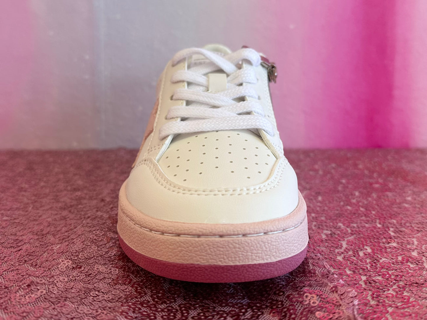 White/Pink/Purple Betty Sneakers