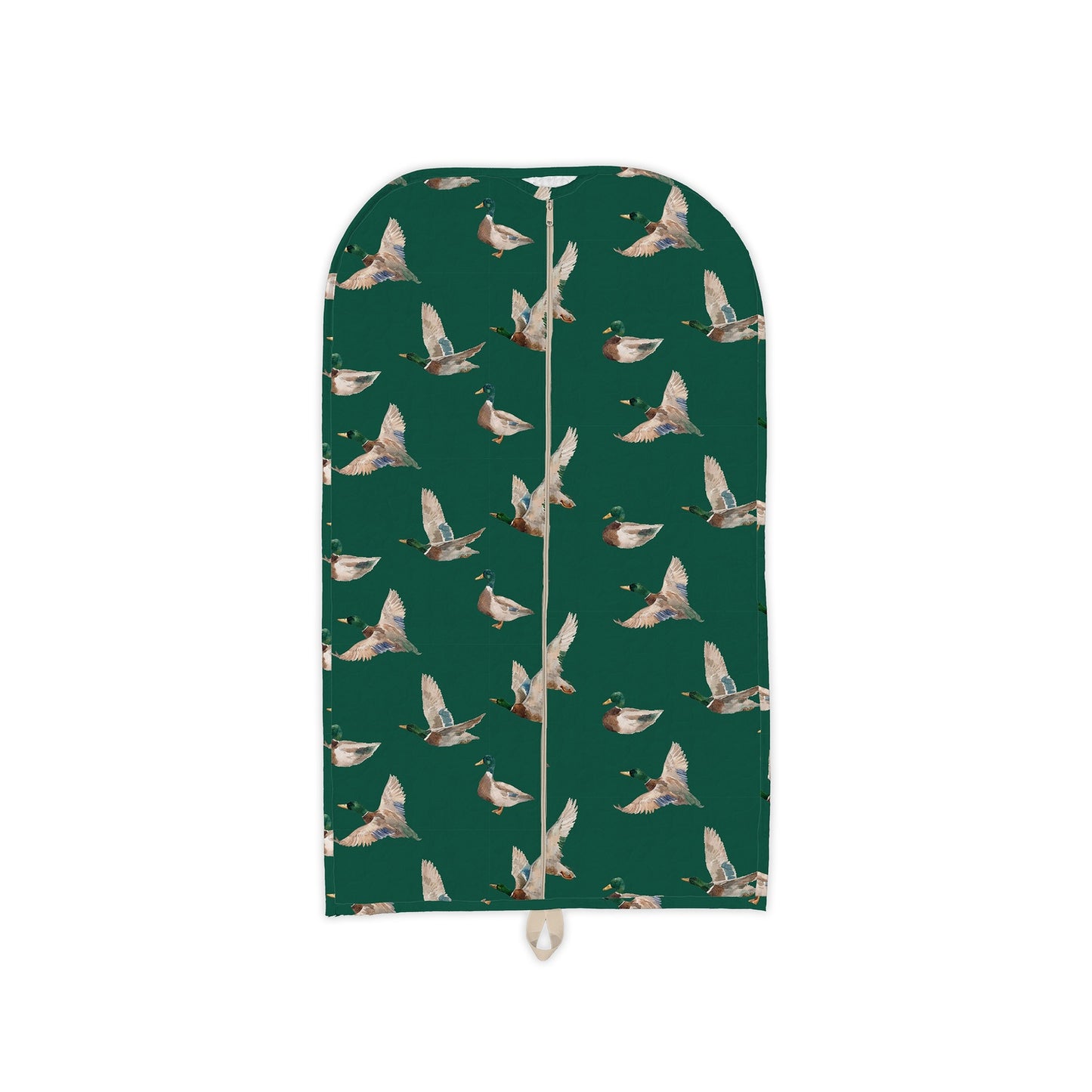 Mallory Ducks Green Quilted Garment Bag