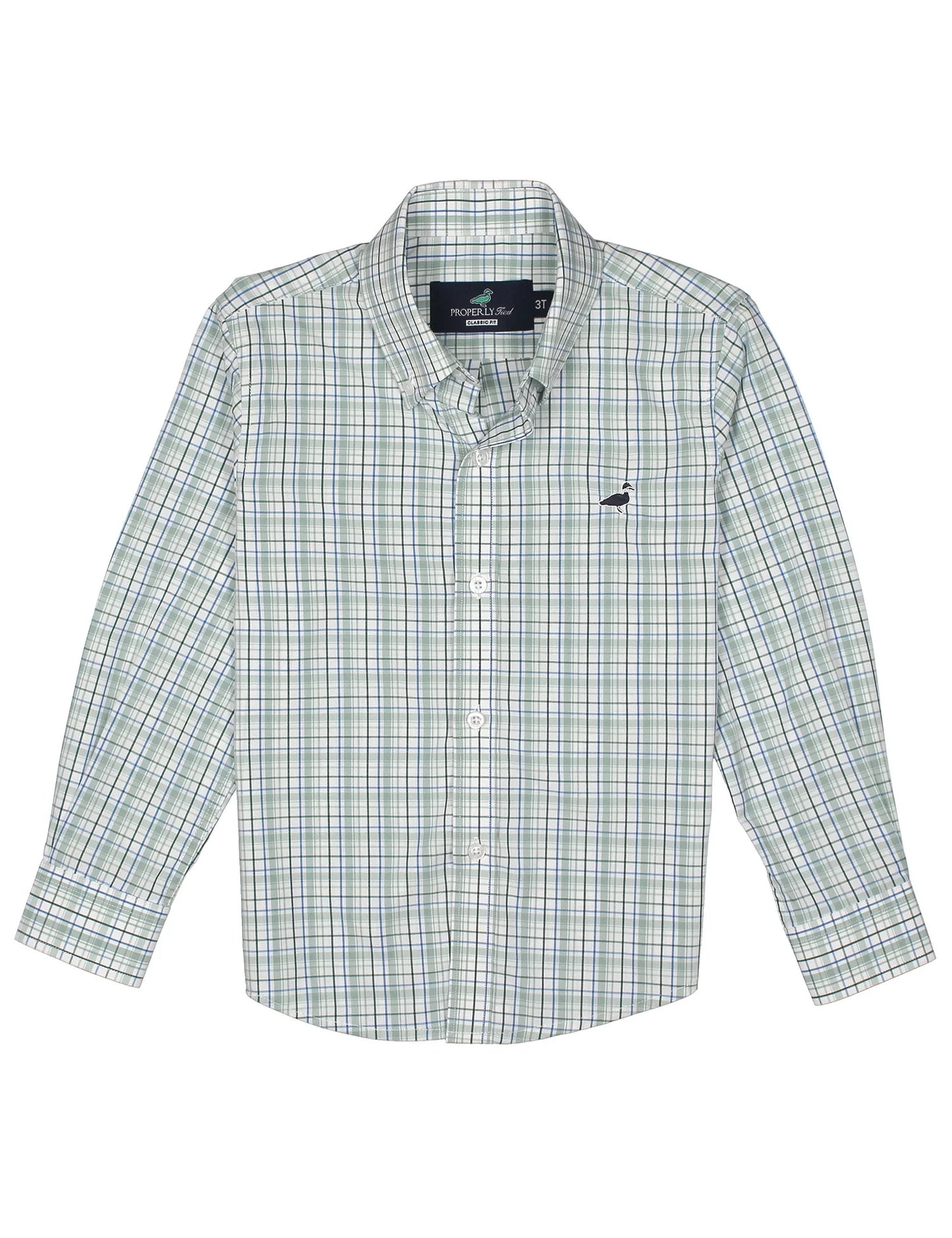 Seasonal Sportshirt-Sage Stream