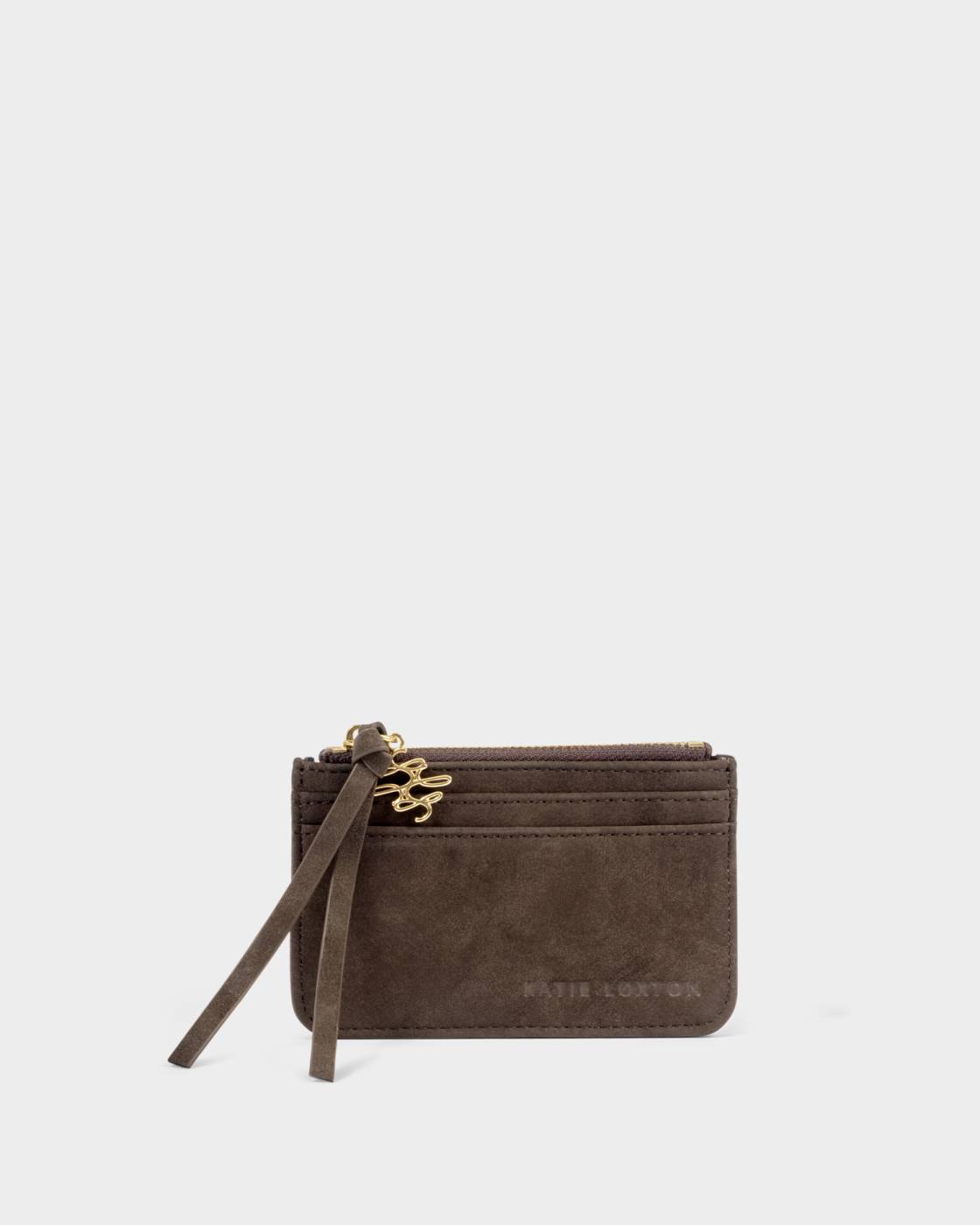 Gift Boxed Coin & Card Holder - Chocolate