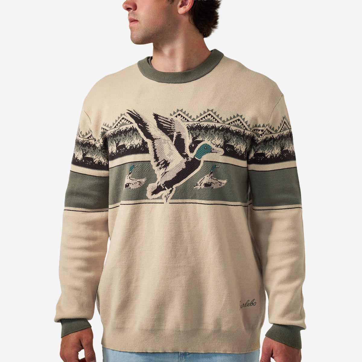 Cabin Sweater-Vintage Duck-Cream