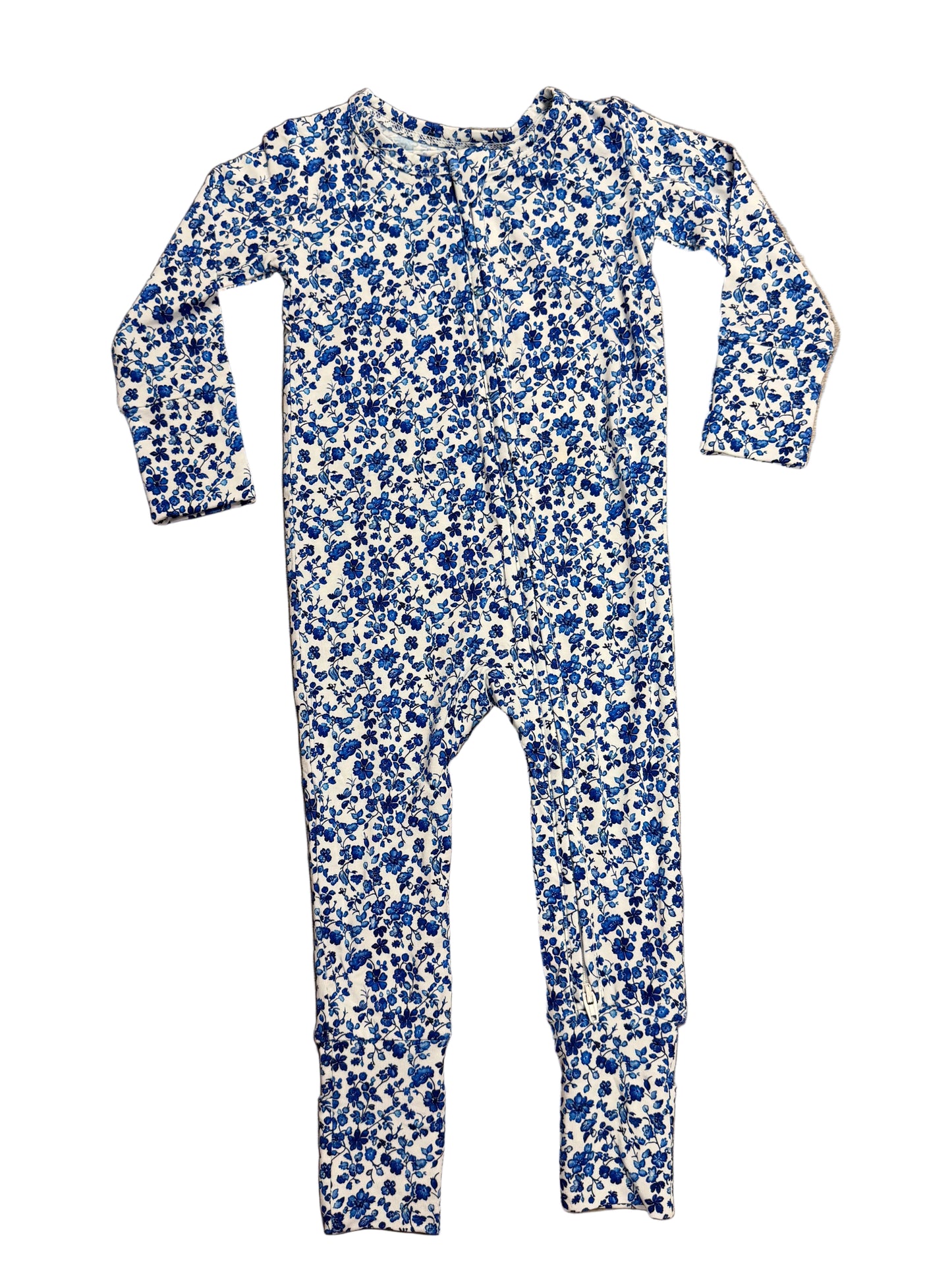 Blue Flower Convertible Romper