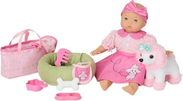 12" Puppy Care Playset
