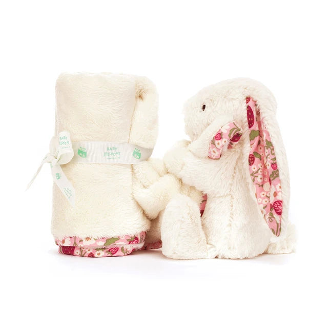 Blossom Cream Berry Bunny Soother Jellycat