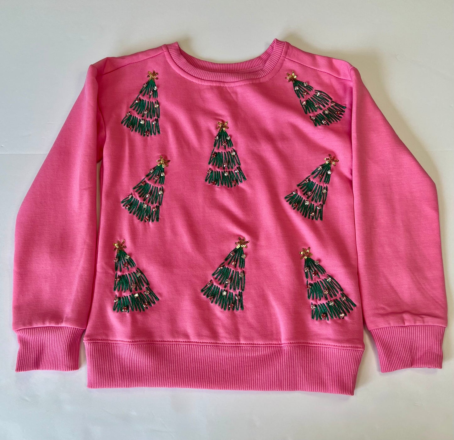 Sarah Green Tree Sweatshirt Girls