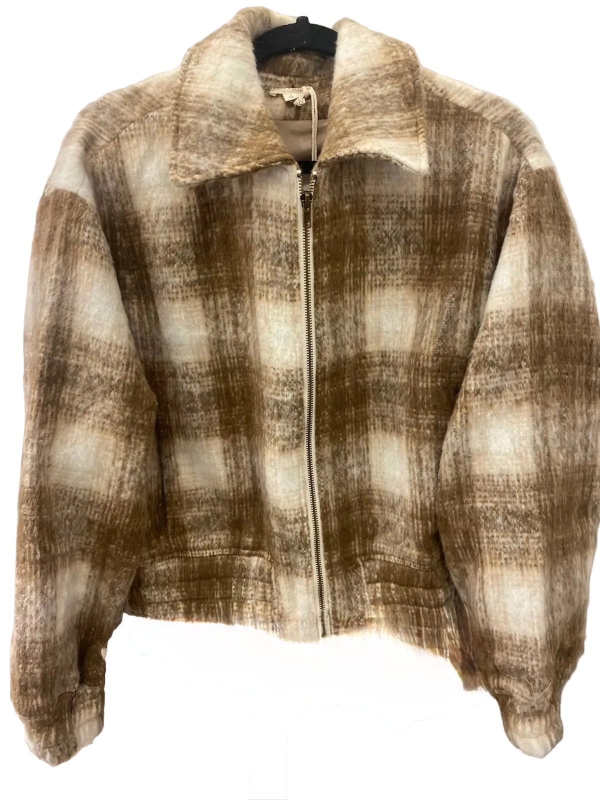 Plaid Bomber Jacket