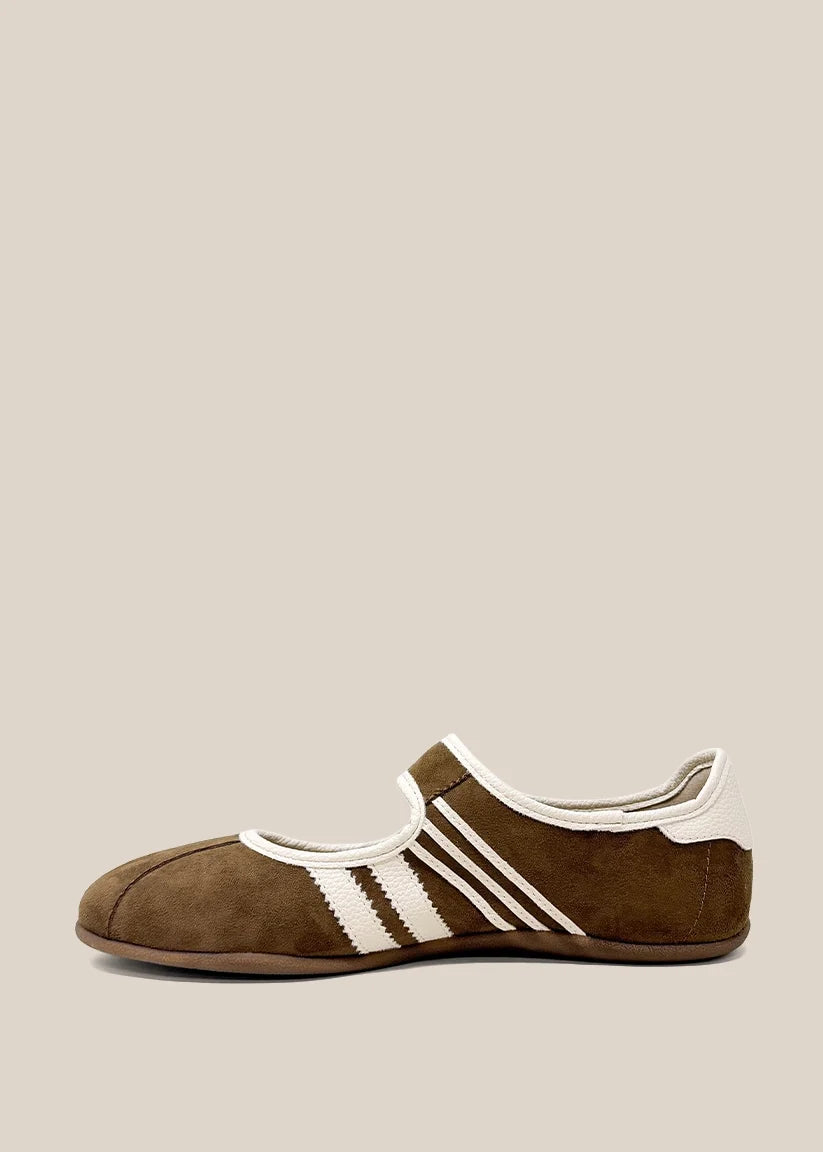 Peyton Sneaker in Brown Suede