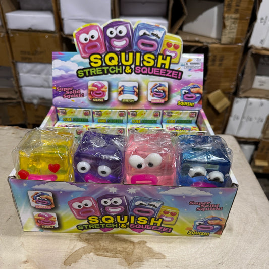Crazy Face Squishy Cube