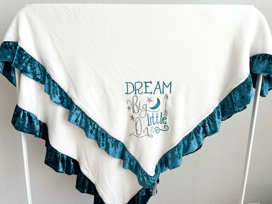 Dream Big Muslin Blanket
