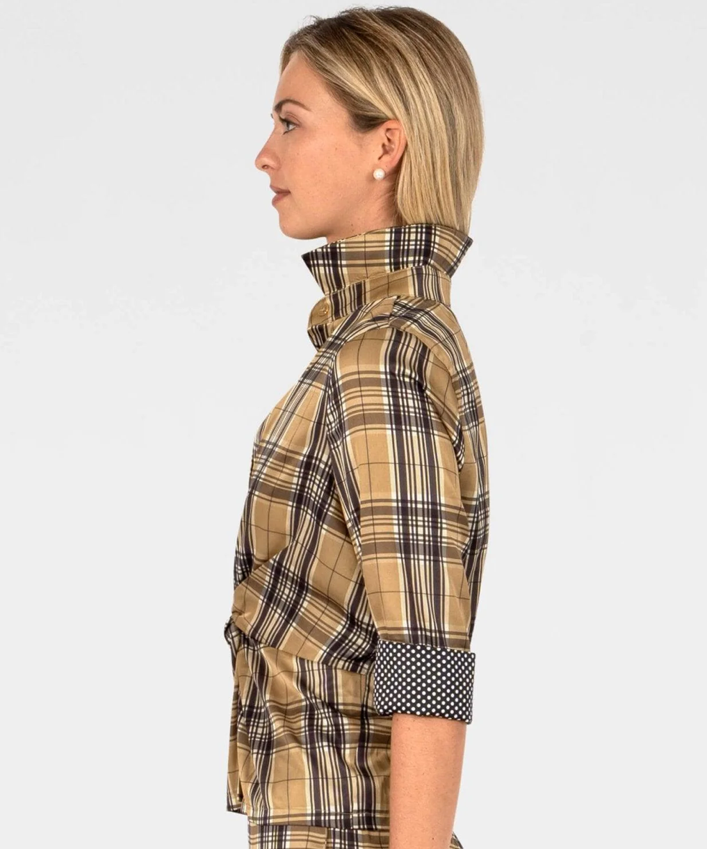Twist and Shout Top In Belgravia Plaid