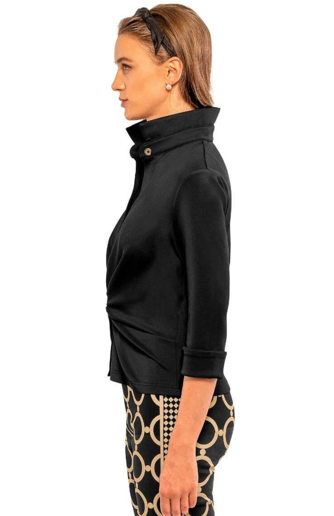 Twist and Shout Blouse in Black