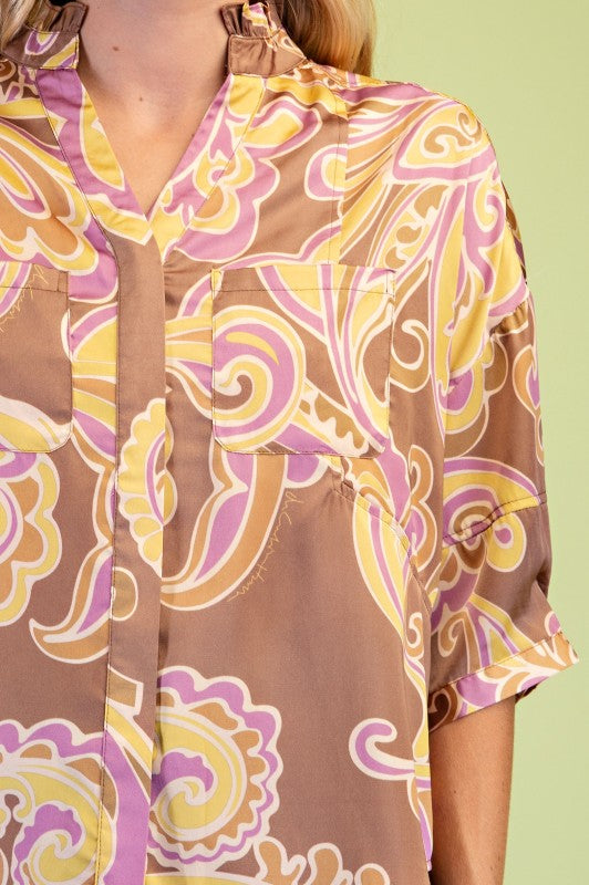 Golden Brown Mix Top