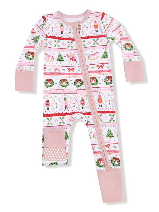 Sugar Plum Nutcracker Convertible Footie