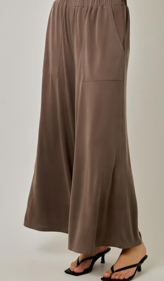 Wide Leg Modal Pants