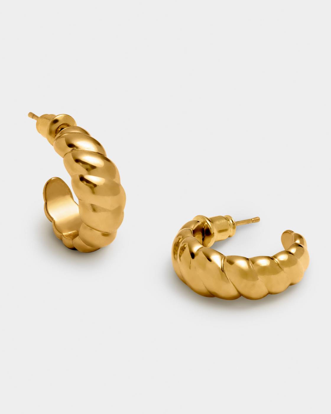 Harper Twist Hoop Earrings