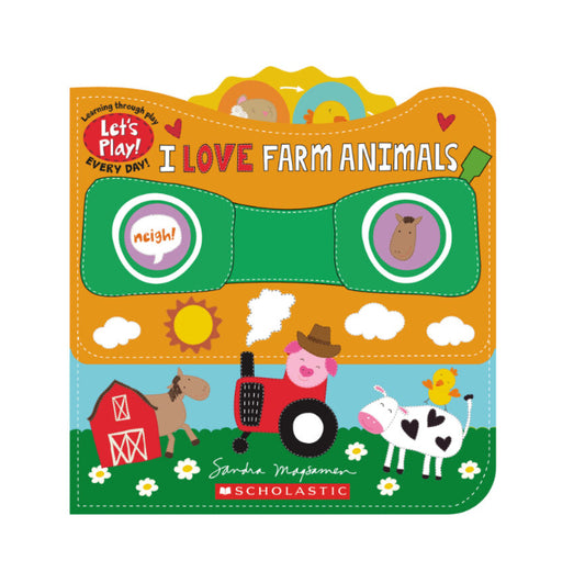 I Love Farm Animals Book