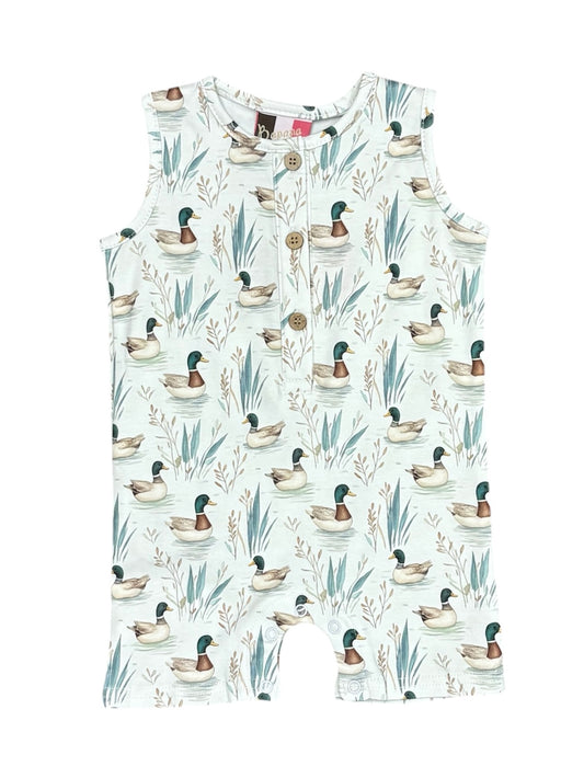 Feathered Friends Boys Romper