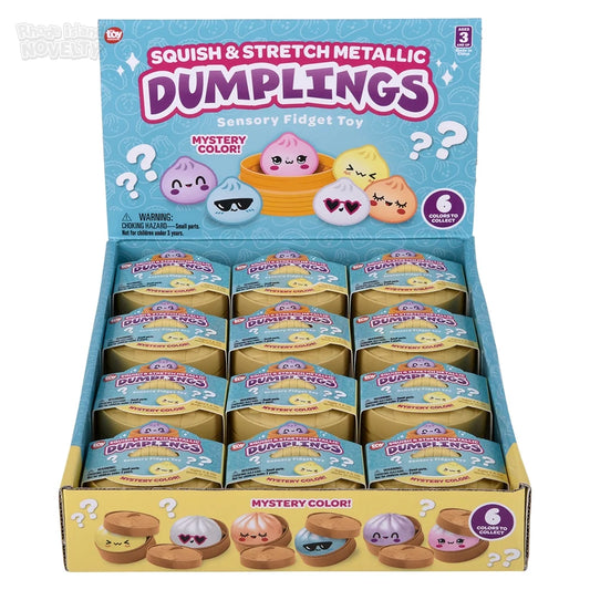 Mini Squish And Stretch Metallic Surprise Dumplings