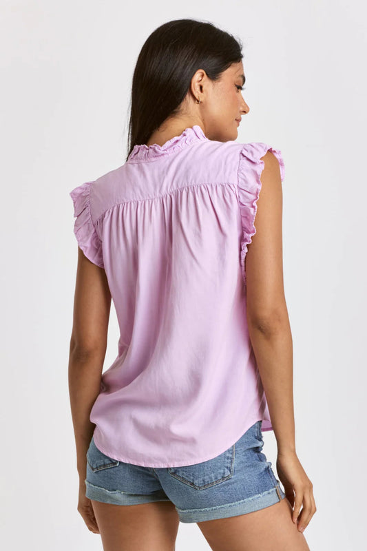 Ellie Ruffle Shirt Fondant Pink