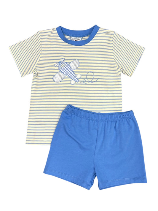 Airplane Boys Short Set