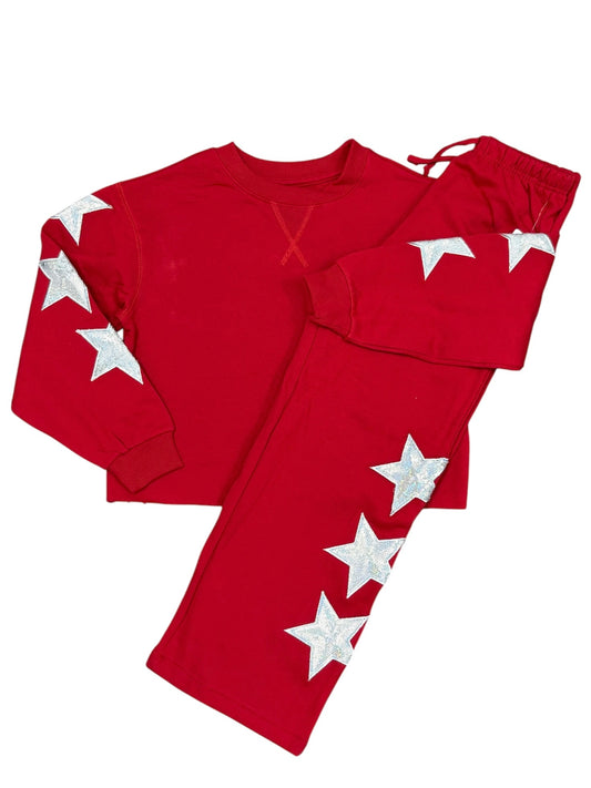 Barbados Cherry Sequin Stars Set