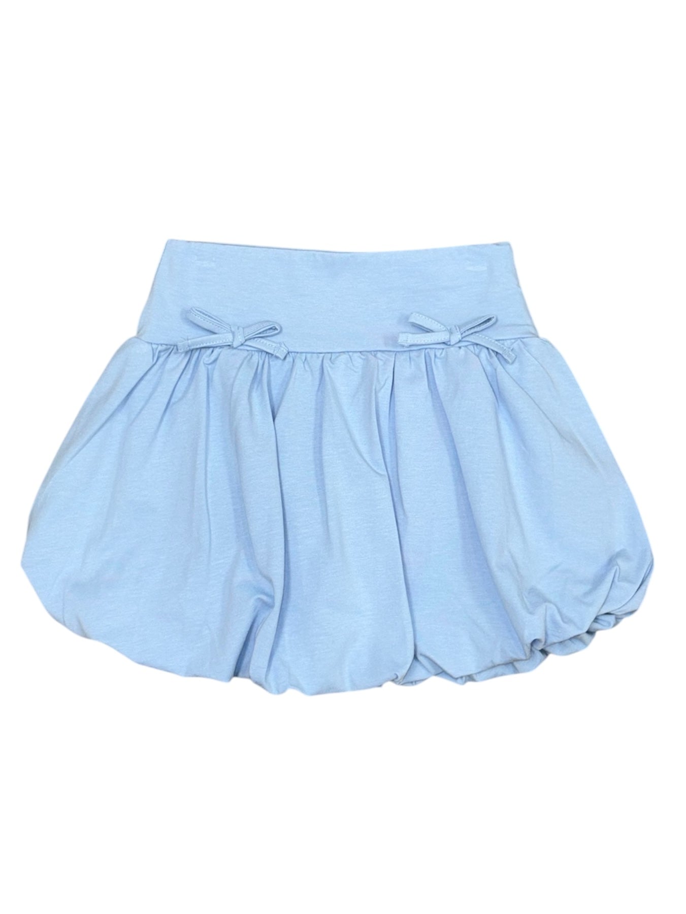 Bubble Skort W Bows Clear Sky
