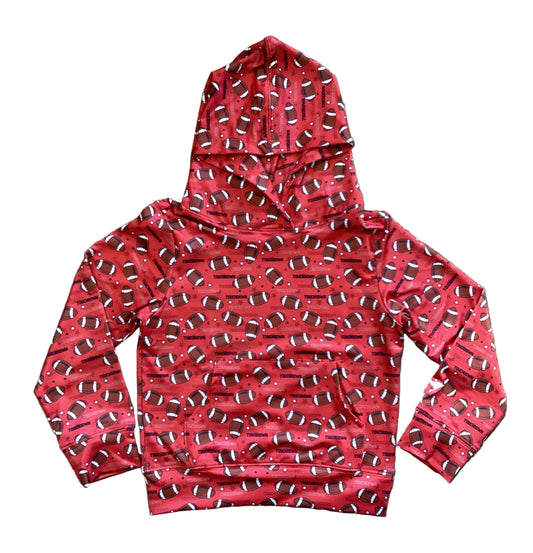 Ryder Tex Performance Hoodie-Red Touchdown