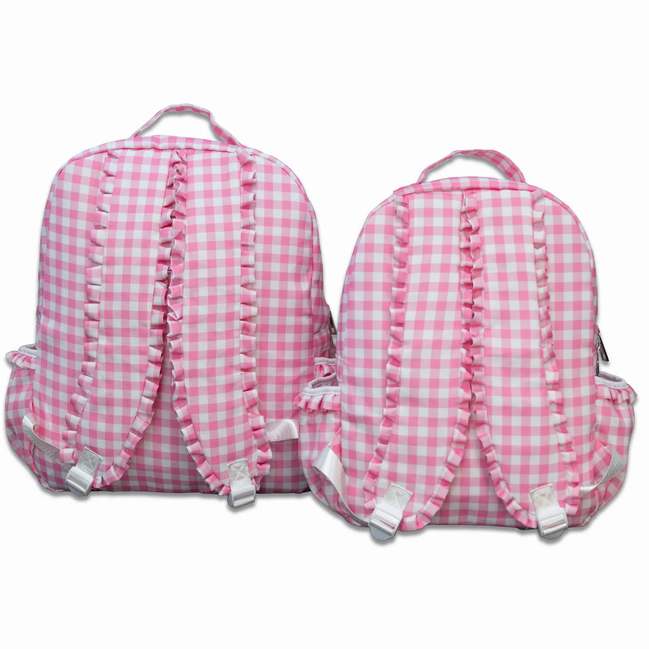 Pink Gingham Backpack