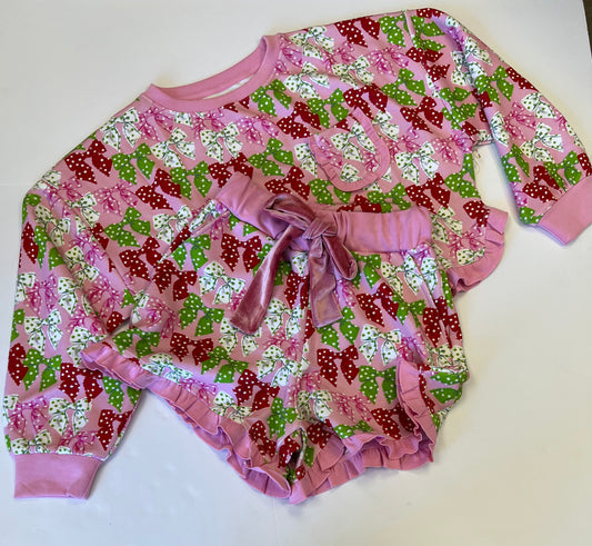 Ruffle Dot PJ Set