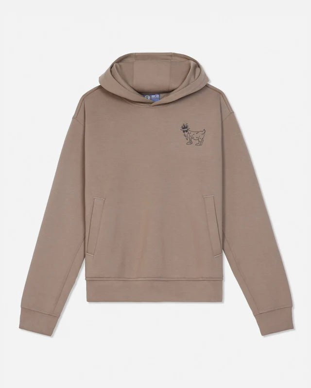 Outline Athletic Hoodie-Desert Taupe